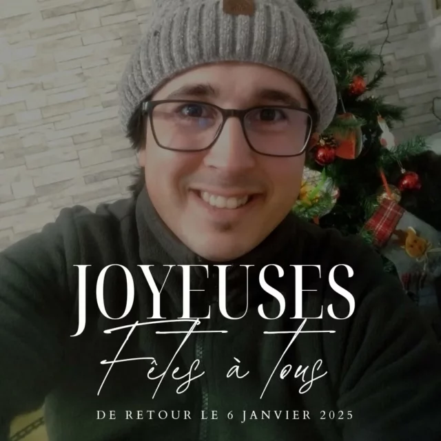 🎄🎄 Joyeux Noël 🎄🎄et Joyeuses fêtes de fin d'année à tous. 

Ici il est tant de faire une pause jusqu'au 6 janvier 2025.

Milles merci aux clients de cette année 2024 pour votre confiance et votre fidélité sans faille.

Prenez soin de vous 🙏🙏et que la magie de Noël et des fêtes, soit une bénédiction sur vos vies ✨

A l'année prochaine !

Kévin, votre photographe ❤️✨

📷Je suis Kévin Nicouleaud, Photographe de mariage depuis 2012, et spécialiste de la naissance, et la famille depuis 2021.

🏠 HomeStudio situé à Nueil-Sur-Layon, Pays De La Loire, France en Maine-et-Loire
- 15 min de Vihiers et Doué la fontaine,
- 20 min de Saumur et Cholet
- 30 min d'Angers et Bressuire

Information & réservation 
www.kevinnicouleaud.fr

#photographe #photographesaumur #photographecholet 
#photodenoel #noel2024